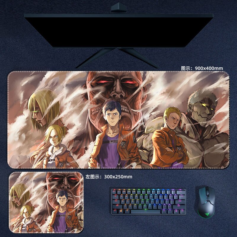 This mousepad captures the magic of  Attack On Titan. Want more Attack On Titan merch? We’ve got it all—check out our anime store now with free shipping!