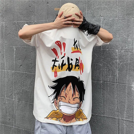 This tee captures the magic of Monkey D. Luffy. If you're looking for more One Piece merch, we have it all! Check out our anime merch now—free shipping!