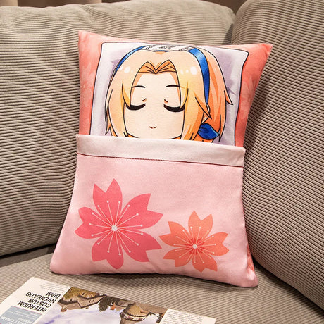 These pillows are adorned with the iconic Naruto Clans blend style and stay comfy. | If you are looking for more Naruto Merch, We have it all! | Check out all our Anime Merch now!