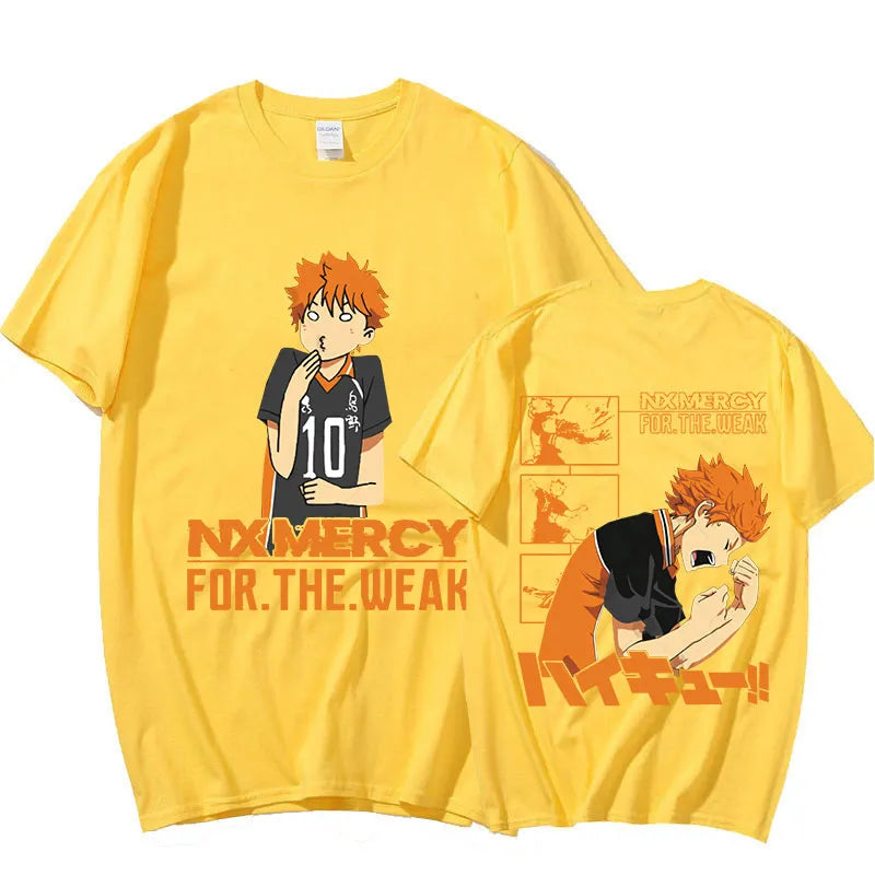 Dive into the fast-paced world of volleyball with our Haikyuu Hinata Shoyo T-Shirts| If you are looking for more Haikyuu Merch, We have it all! | Check out all our Anime Merch now!