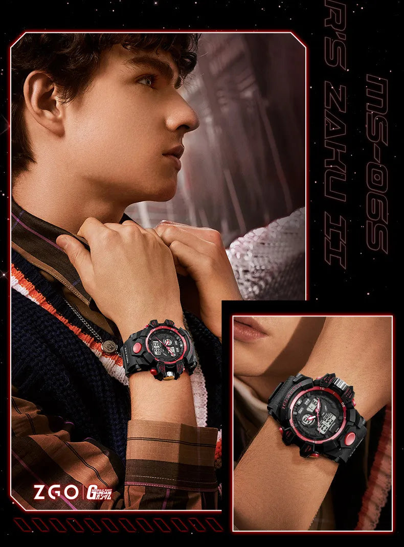 This watch captures the magic of Gundam. If you're looking for more Gundam merch, we have it all! Check out our anime merch now—free shipping!