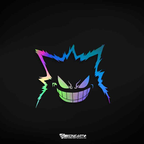 Rev up your style with the Pokemon Gengar Car Sticker Set - Unleash the Coolness!
