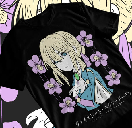 Here at Everythinganimee we have only the best anime merch! Free Global Shipping.
Step into the elegant world of Violet Evergarden with this beautifully designed t-shirt.
