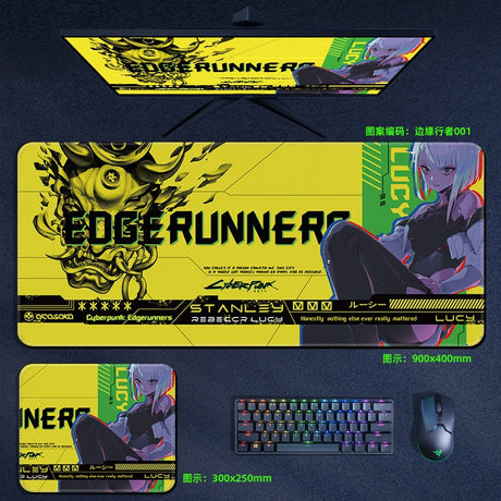 This mousepad captures the magic of Cyberpunk Edgerunners. Want more merch? We’ve got it all—check out our anime store now with free shipping!