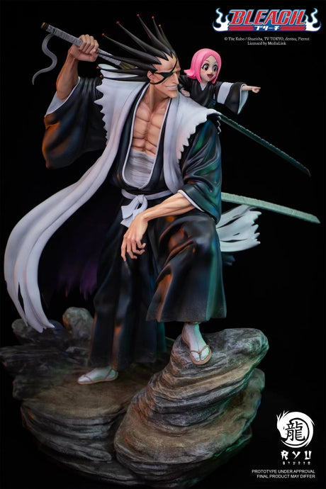 This figurine captures the magic of Kenpachi & Yachiru. If you're looking for more Bleach merch, we have it all! Check out our anime merch now—free shipping!