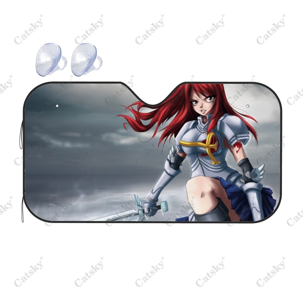 Erza Scarlet Fairy Tail Car Sun Visor