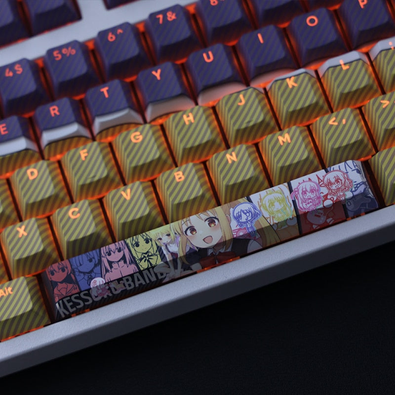 BOCCHI THE ROCK! Ijichi Nijika Light-Transmitting Keycap Set