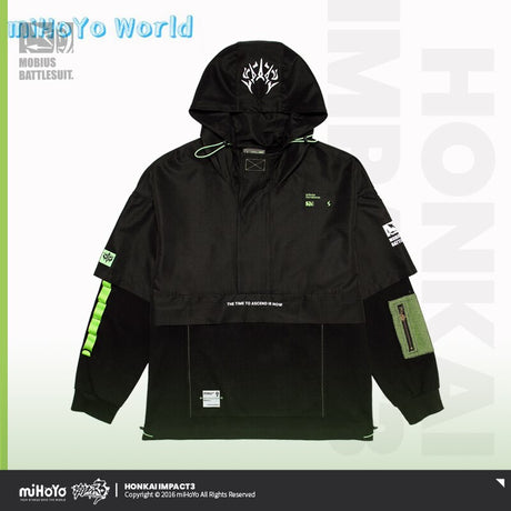 MiHoYo Official Honkai Impact 3 Mobius Coat Doujin Infinite Ouroboros Theme Top Unisex Fashion Casual Style Birthday Xmas Gifts, everythinganimee