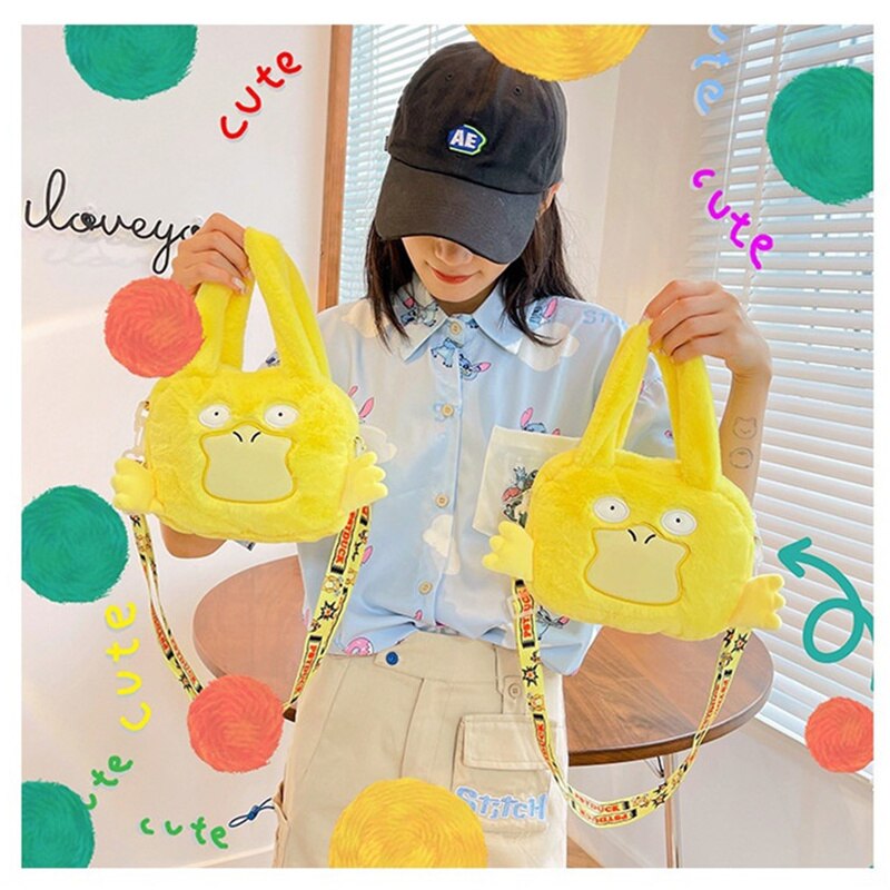 Psyduck Plush Shoulder Bag