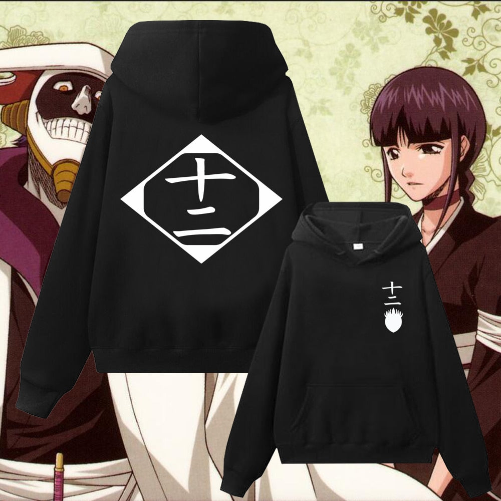 Bleach Captains' Legacy" - Gotei 13 Commemorative Hoodie