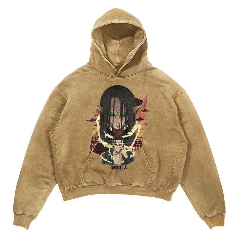 This hoodie carries the fierce spirit of the anime's beloved characters. | If you are looking for more Attack of Titan Merch, We have it all! | Check out all our Anime Merch now!