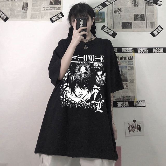 Upgrade your wardrobe with our Death Note L T Shirt | If you are looking for more Death Note Merch, We have it all! | Check out all our Anime Merch now!