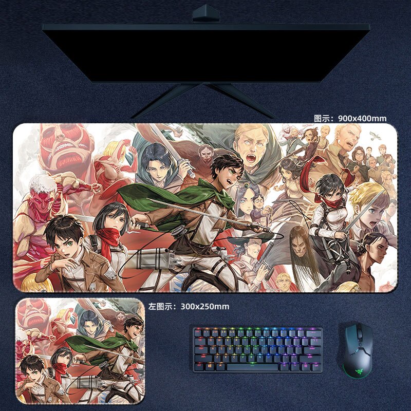 This mousepad captures the magic of  Attack On Titan. Want more Attack On Titan merch? We’ve got it all—check out our anime store now with free shipping!