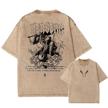 This tee captures the magic of Guts. If you're looking for more Berserk merch, we have it all! Check out our anime merch now—free shipping!