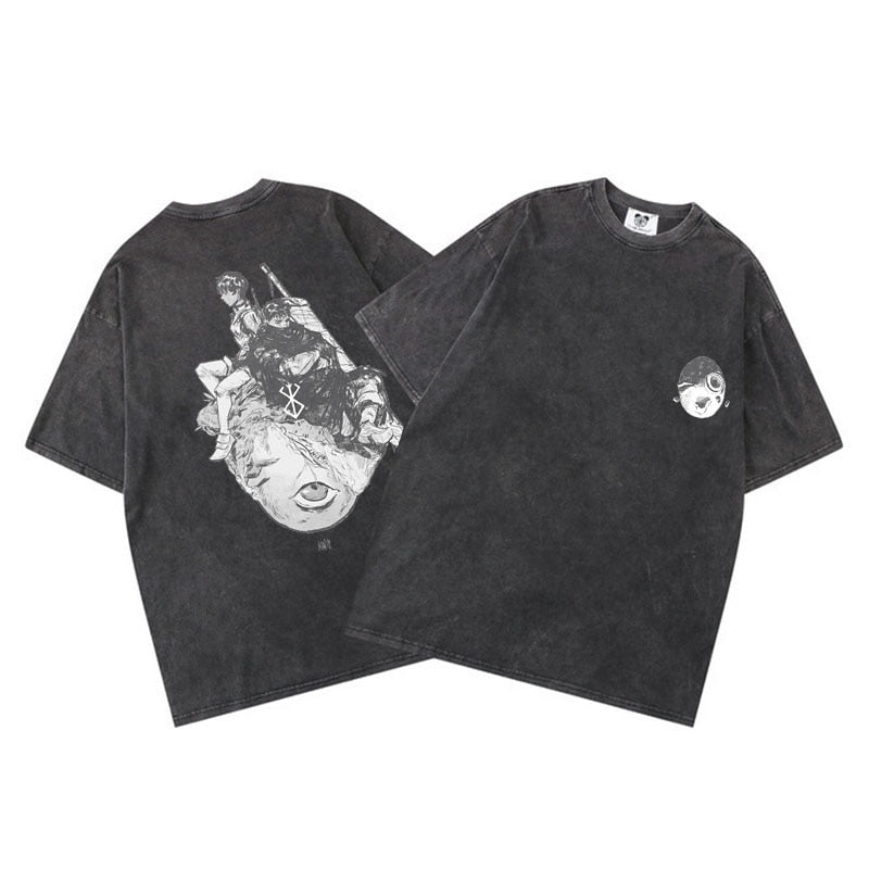 This tee captures the magic of Guts. If you're looking for more Berserk merch, we have it all! Check out our anime merch now—free shipping!