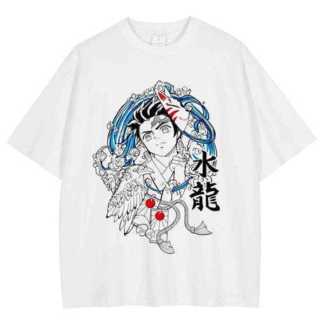 Show your love for Tanjiro with our Tanjiro Kamado - Demon Slayer Crest Tee | Here at Everythinganimee we have the worlds best anime merch | Free Global Shipping