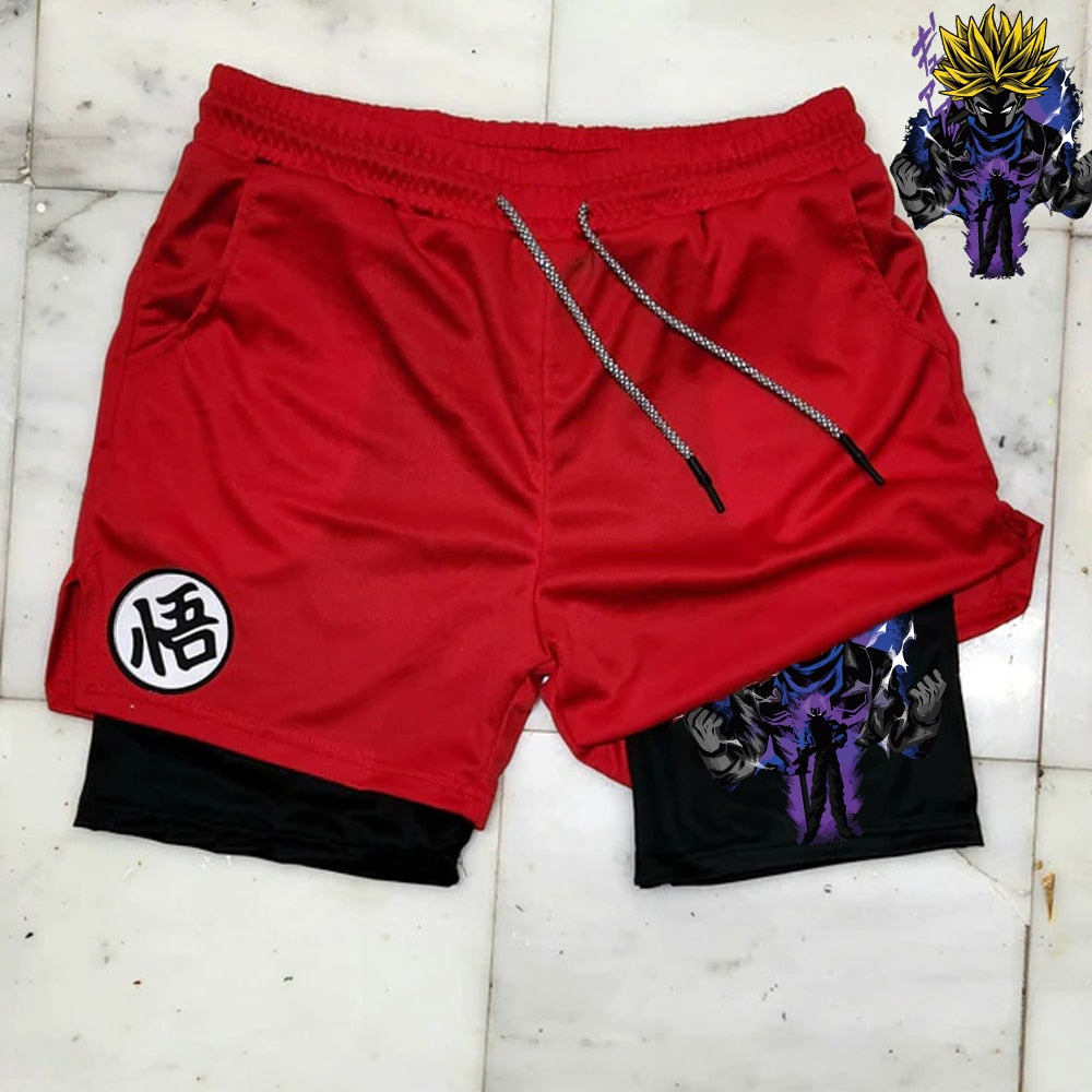 Dragon Ball Z 2 in 1 Sports Shorts