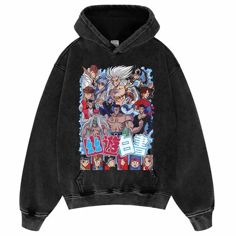 This Hoodie celebrates the beloved YuYu series, ideal for both Autumn & Winter. | If you are looking for more YuYu Hakusho Merch, We have it all! | Check out all our Anime Merch now!