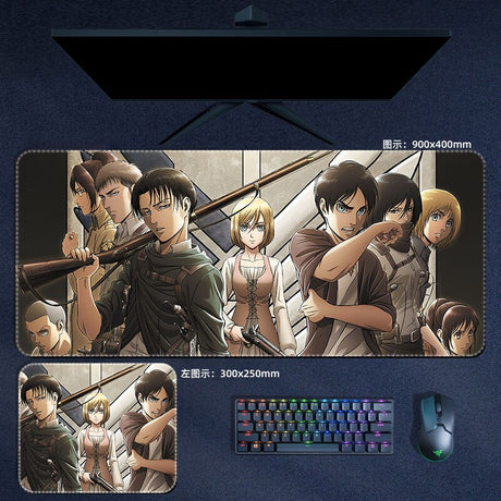 This mousepad captures the magic of  Attack On Titan. Want more Attack On Titan merch? We’ve got it all—check out our anime store now with free shipping!