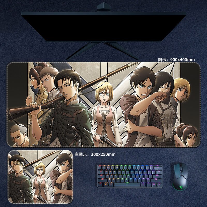 This mousepad captures the magic of  Attack On Titan. Want more Attack On Titan merch? We’ve got it all—check out our anime store now with free shipping!