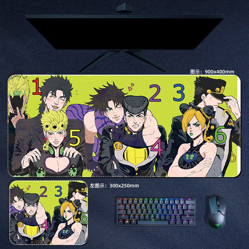 This mousepad captures the magic of JoJo's Bizarre Adventure. Want more merch? We’ve got it all—check out our anime store now with free shipping!