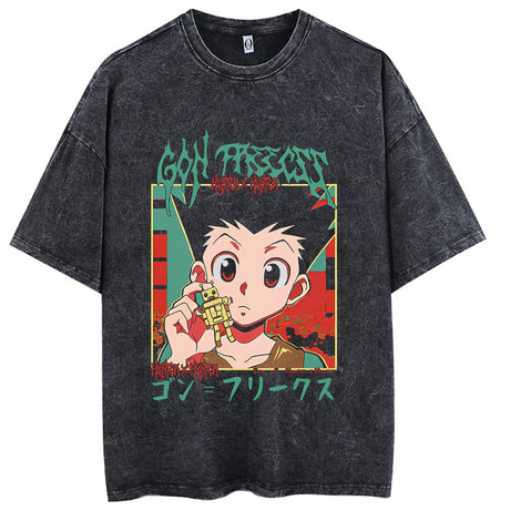This shirt captures the magic of Hunter x Hunter. If you're looking for more Hunter x Hunter merch, we have it all! Check out our anime merch now—free shipping!
