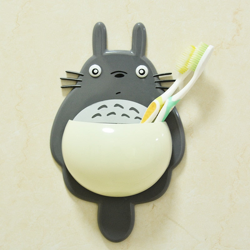 Totoro Enchantment Wall-Mounted Toothbrush Holder