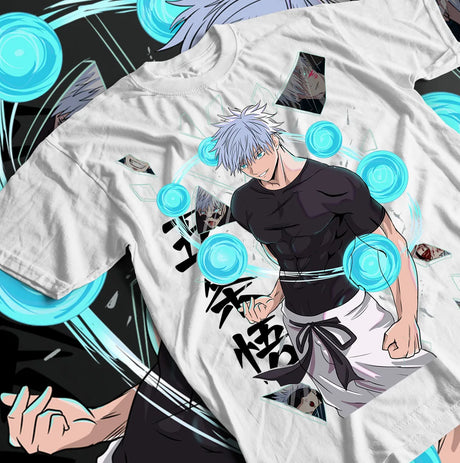 Here at Everythinganimee we have only the best anime merch! Free Global Shipping.
Elevate your anime collection with the Gojo Satoru Horror Gift Shirt from Jujutsu Kaisen. This tee captures the powerful essence of Gojo Satoru, featuring dynamic graphics that highlight his signature moves.