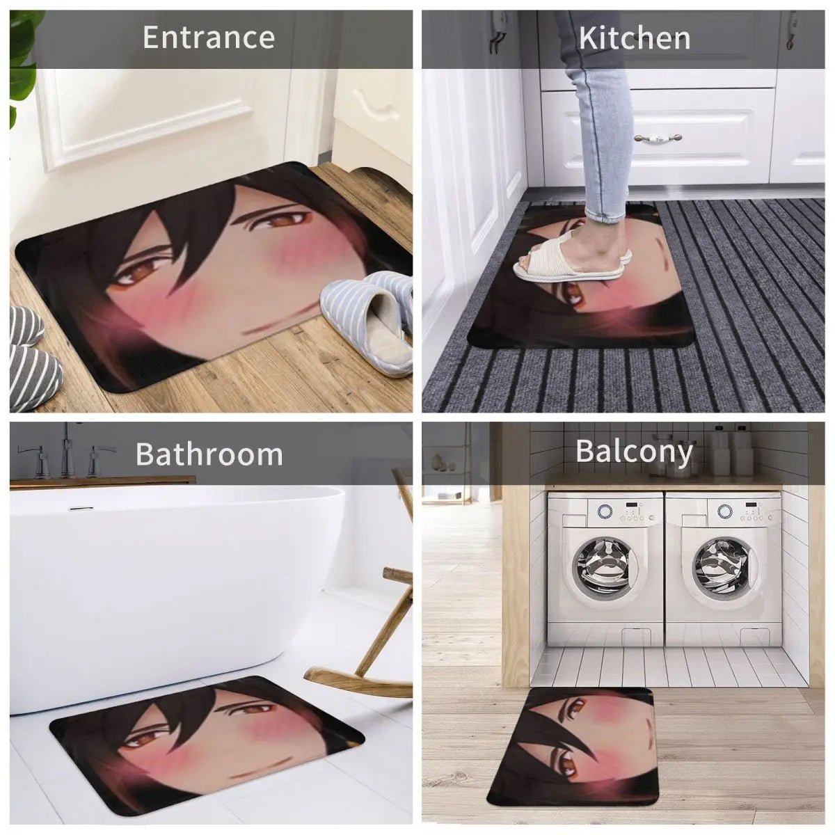 This doormat features the cunning & charismatic Tartaglia from the hit game. | If you are looking for more Genshin Impact Merch, We have it all! | Check out all our Anime Merch now!