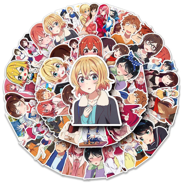 These stickers capture the charm of Rent A Girlfriend. Love the series? We’ve got all the merch you need. Shop now and enjoy free shipping on everything!
