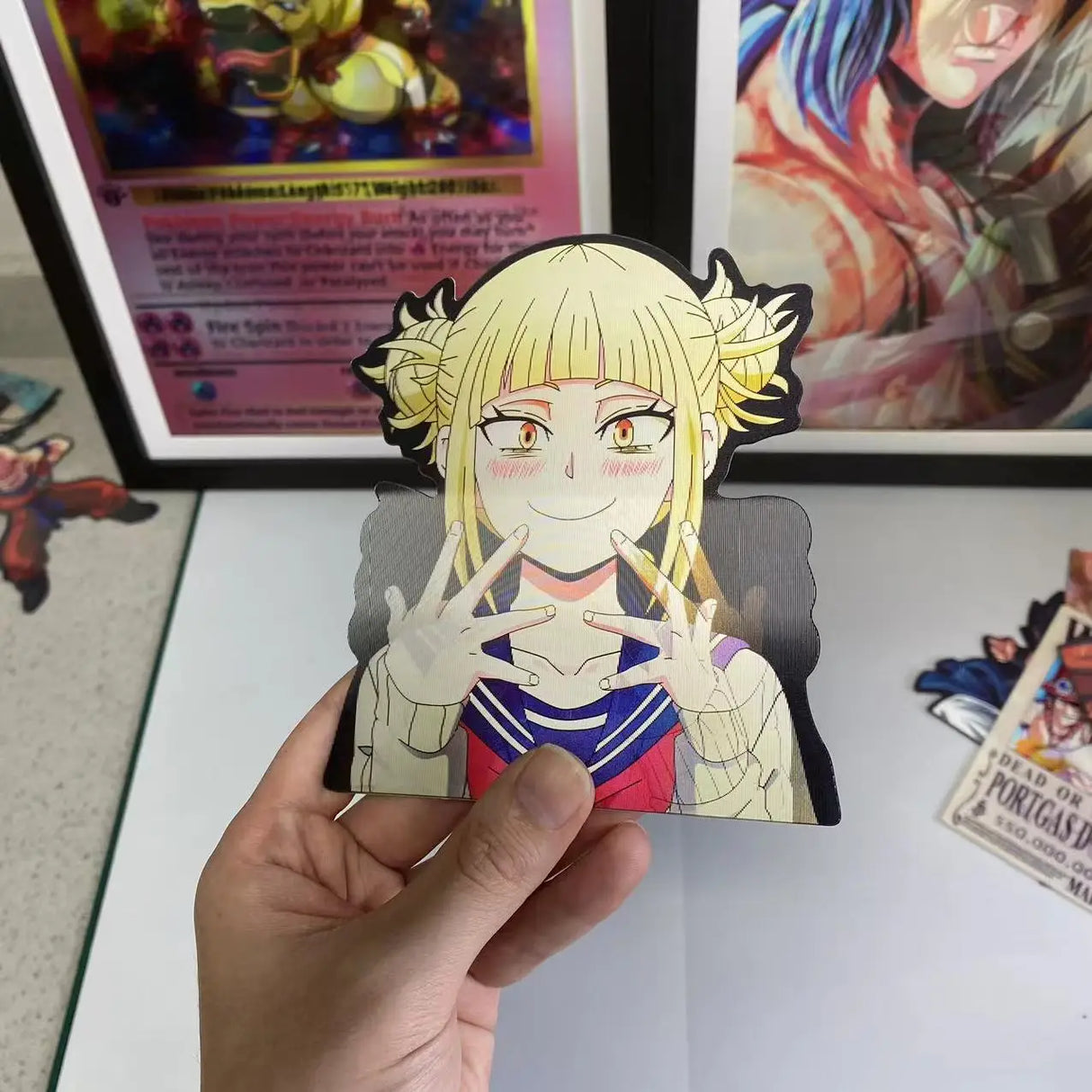 Each sticker shows to depict Himiko in motion, creating a immersive visual effect. If you are looking for more Academia Merch, We have it all! | Check out all our Anime Merch now!