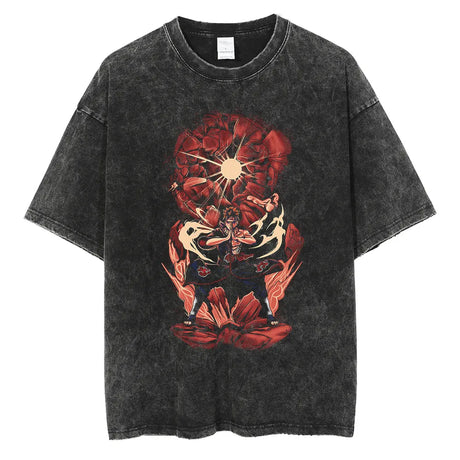 Upgrade your style with our Pain's Akatsuki Allegiance Vintage Tee | Here at Everythinganimee we have the worlds best anime merch | Free Global Shipping