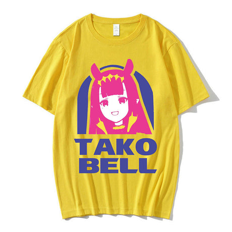 This tee captures the magic of Ninomae Ina’nis. If you're looking for more Hololive merch, we have it all! Check out our anime merch now—free shipping!