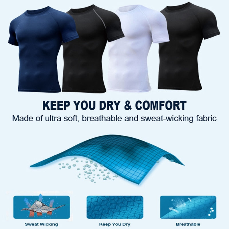 Demon Slayer Short Sleeve Compression Shirts