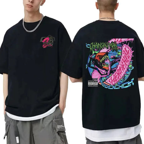 This shirt embodies the spirit of adventure in the world of Chainsaw Man. If you are looking for more Chainsaw Man, We have it all!| Check out all our Anime Merch now!