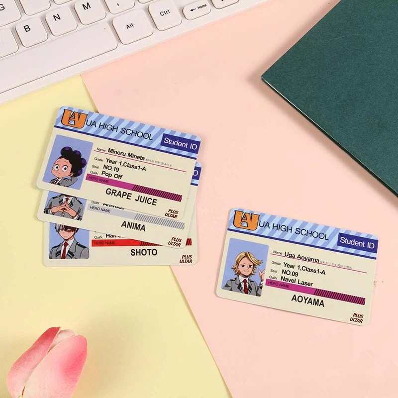 My Hero Academia PVC Student ID Cards
