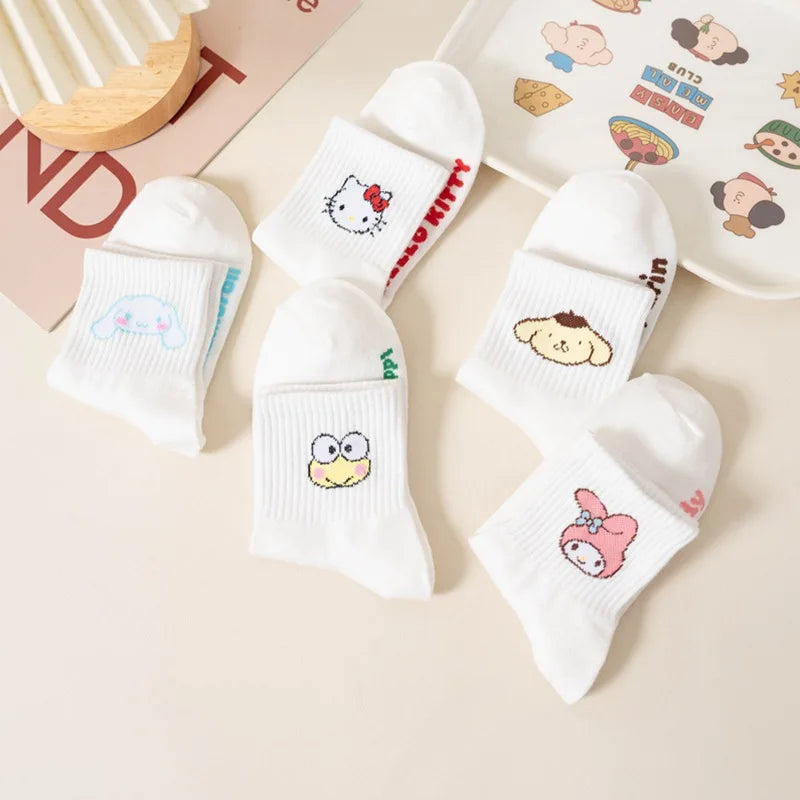 Sanrio Sweet Steps - 5 Pack High-Quality Socks