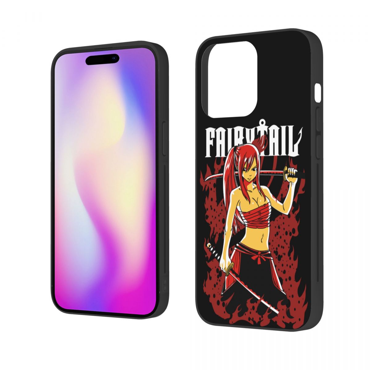 This phone case captures the magic of Erza. If you're looking for more Fairy Tail merch, we have it all! Check out our anime merch now—free shipping!