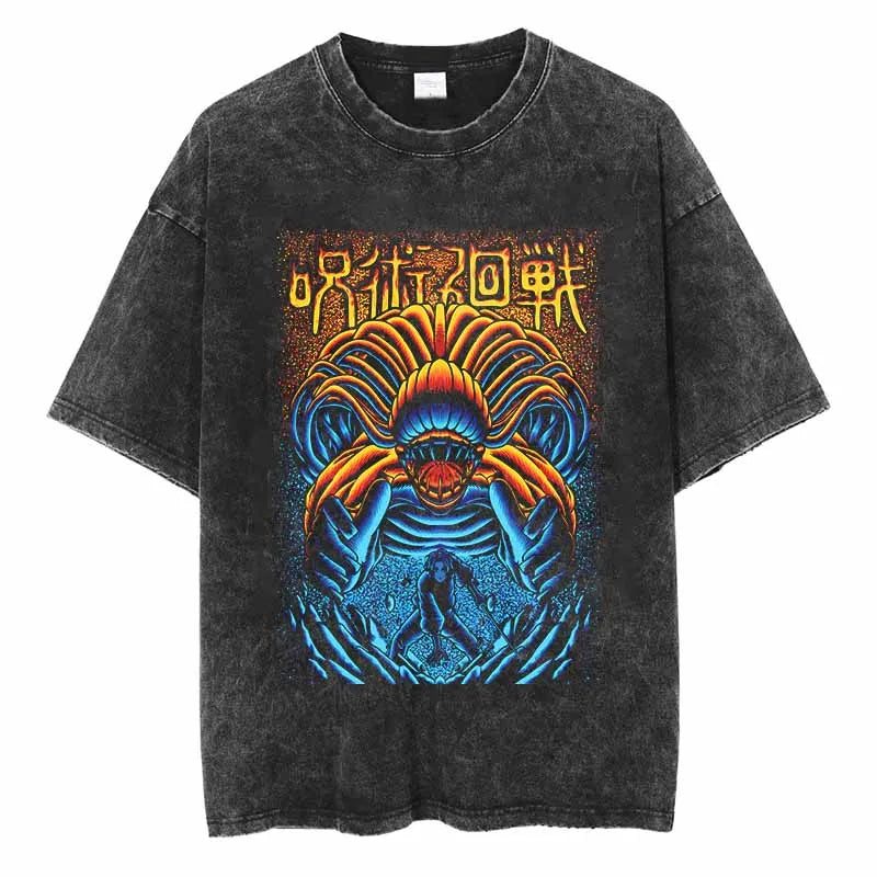 This tee captures the magic of Jujutsu Kaisen. If you're looking for more Jujutsu Kaisen merch, we have it all! Check out our anime merch now—free shipping!