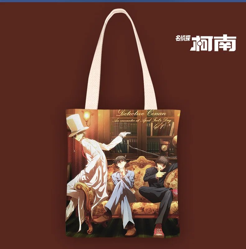This canvas bag is a labor of love, to capture the love of your anime characters. If you are looking for more Case Closed Merch, We have it all!| Check out all our Anime Merch now!
