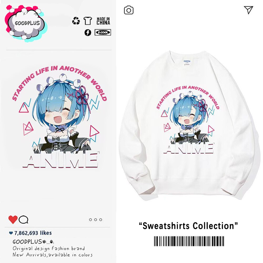 Rem Re:Life In A Different World Sweatshirts