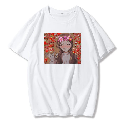 This tee adorned with a unique anime girl character print, rendered in charming kawaii art style. If you are looking for more Anime Merch, We have it all! | Check out all our Anime Merch now!