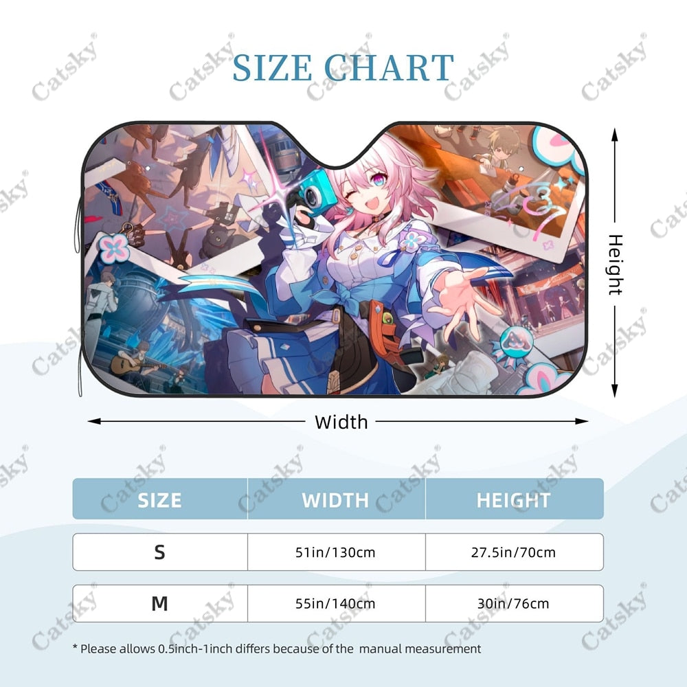 Honkai Star Car Sun Visor