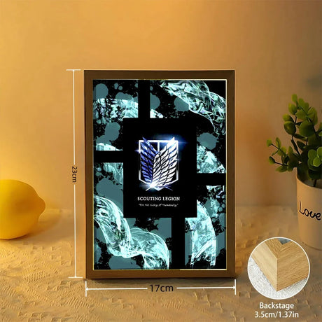 This lightbox captures the Attack on Titan. If you're looking for more Attack on Titan merch, we have it all! Check out our anime merch now—free shipping!