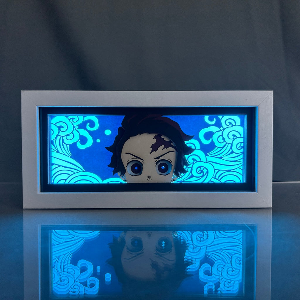 This lightbox captures the magic of Demon Slayer. If you're looking for more Demon Slayer merch, we have it all! Check out our anime merch now—free shipping!