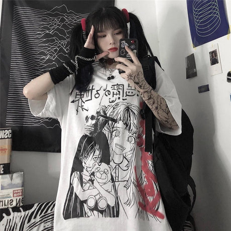 This tees captures the magic of Anime. If you're looking for more Anime merch, we have it all! Check out our anime merch now—free shipping!