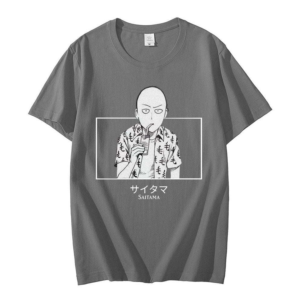 This tee captures the magic of Saitama. If you're looking for more One Punch Man merch, we have it all! Check out our anime merch now—free shipping!
