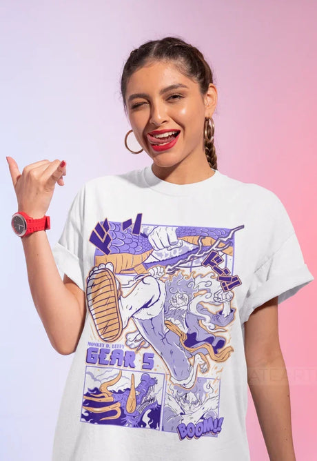 This tee captures the magic of Luffy. If you're looking for more One Piece merch, we have it all! Check out our anime merch now—free shipping!