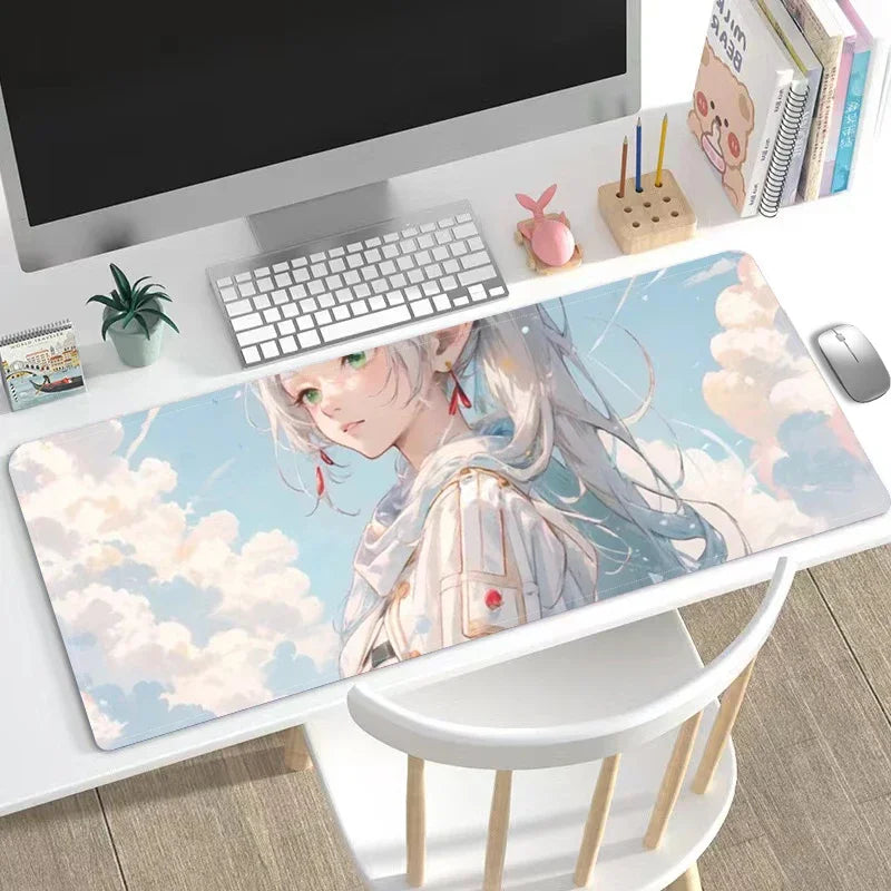 Upgrade your gaming set up with our awesome new Frieren: Beyond Journey's End Enchanted Mousepads | Here at Everythinganimee we have the worlds best anime merch | Free Global Shipping