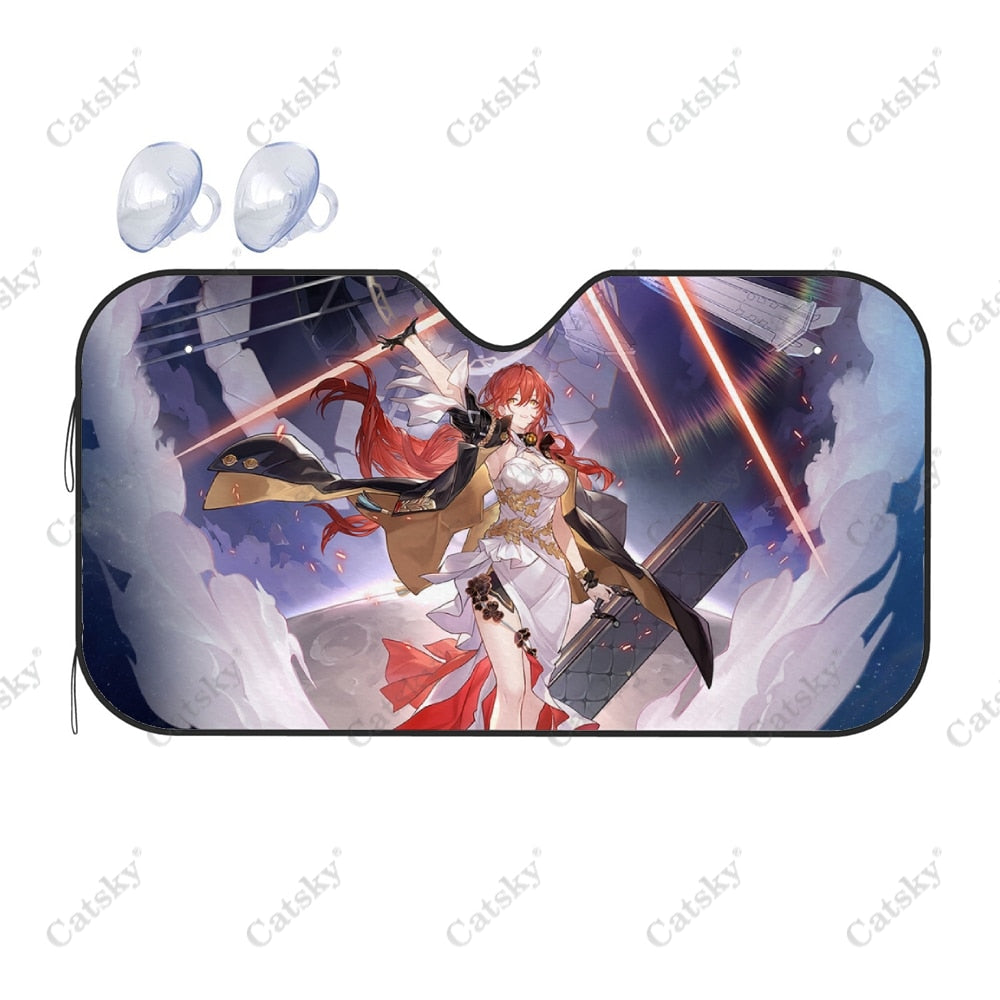 Honkai Star Car Sun Visor